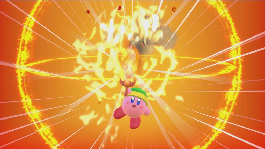 Kirby Star Allies fire sword, kirby star allies special powers, kirby star allies let's play on youtube, kirby star allies videos, gigamax games with kirby star allies
